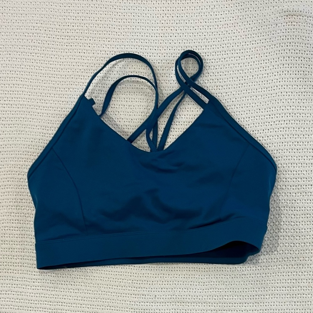 Blue Sports Bra